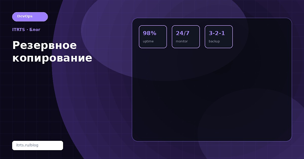 Резервное копирование: чек-лист для бизнеса