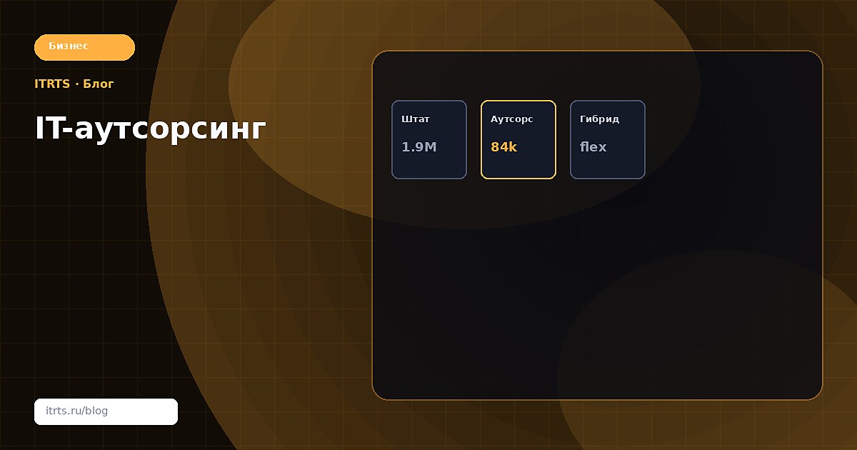 IT-аутсорсинг или штатный отдел: что выбрать бизнесу